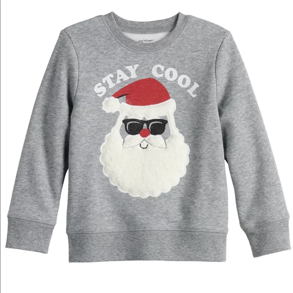 Toddler Boy Fleece Christmas Sweatshirt